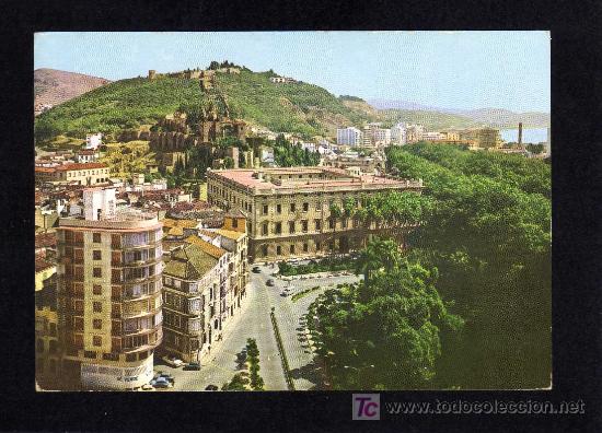 Postales: MALAGA - COSTA DEL SOL - VISTA PARCIAL Y GIBRALTAR - NO CIRCULADA.