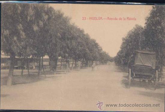 Postales: HUELVA.- AVENIDA DE LA R&Aacute;BIDA