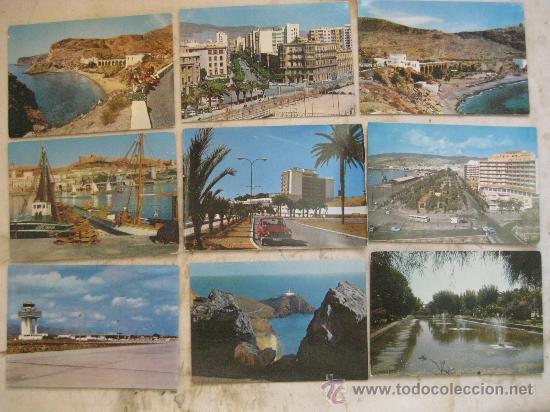 Postales: ALMERIA Y PROVINCIA - 17 POSTALES A&Ntilde;OS 60-70