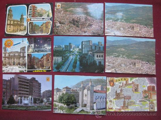 Postales: JAEN - 34 POSTALES A&Ntilde;OS 60-70...