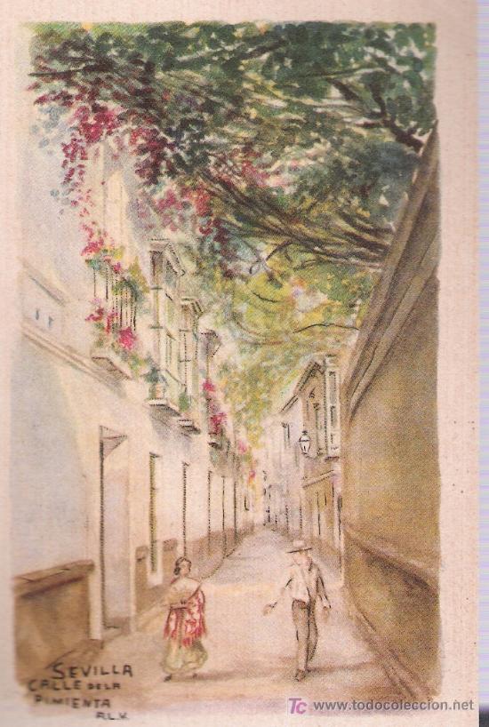 Postales: Sevilla.- Calle de la Pimienta. - Foto 1