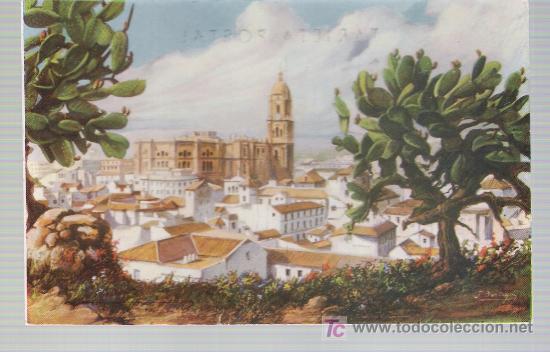 Postcards: M&aacute;laga.- Vista Panor&aacute;mica.
