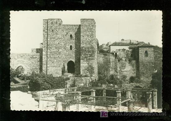 Cartoline: TARJETA POSTAL DE MALAGA. ALCAZABA.