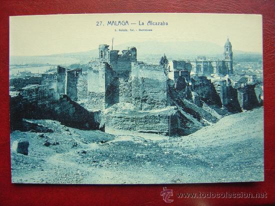 Postais: MALAGA, LA ALCAZABA