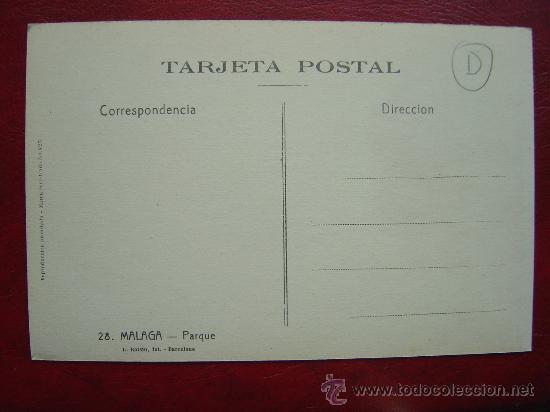 Postales: MALAGA, PARQUE - Foto 2