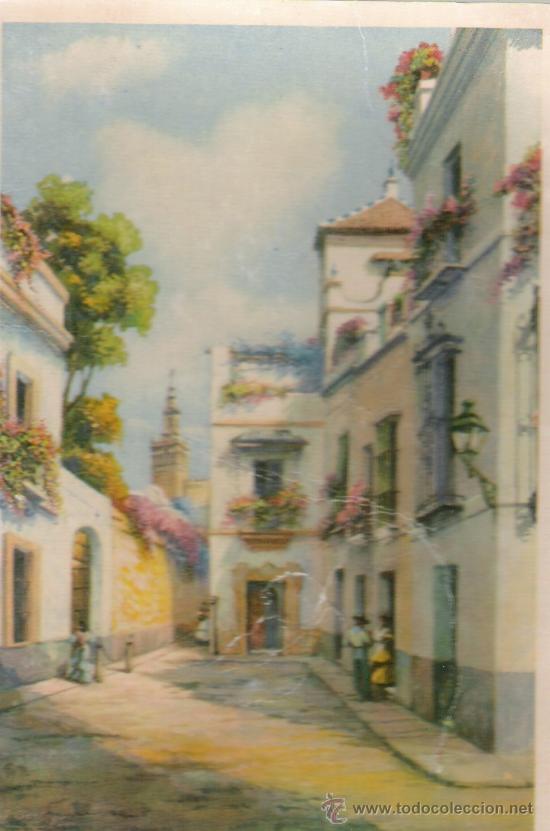 Postcards: Sevilla.- Barrio Santa Cruz.