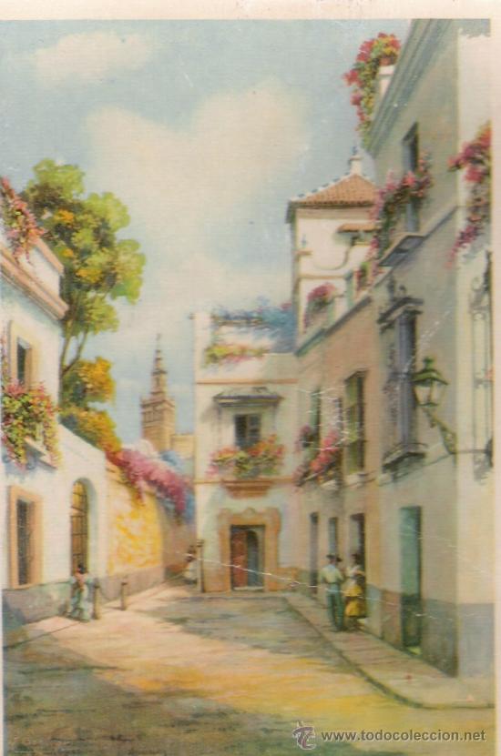 Postcards: Sevilla.- Barrio Santa Cruz.