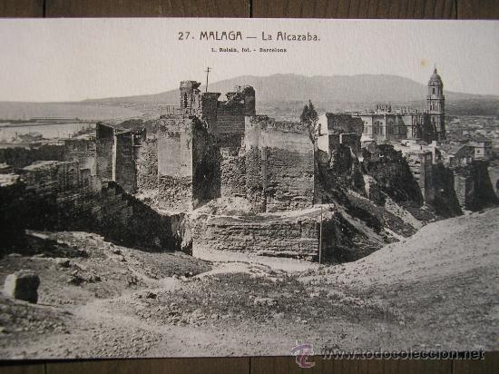 Postales: POSTAL MALAGA FOT L. ROISIN LA ALCAZABA