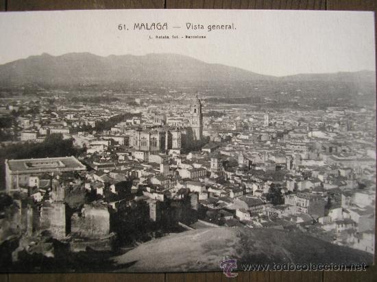 Postales: POSTAL MALAGA FOT L. ROISIN VISTA GENERAL