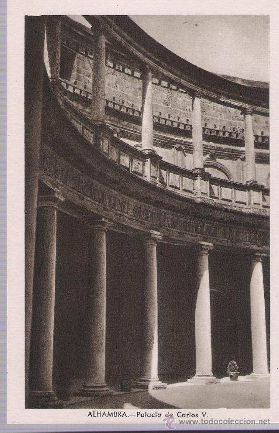Postales: Granada.Alhambra.- Palacio de Carlos V. - Foto 1