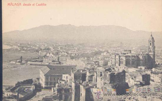 Postales: M&Aacute;LAGA.- DESDE EL CASTILLO