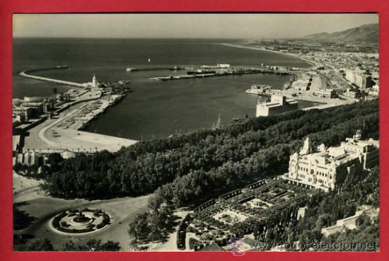 Postales: malaga, vista general del puerto,    P42015