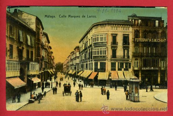 Postales: malaga, calle marques de larios,     P42023