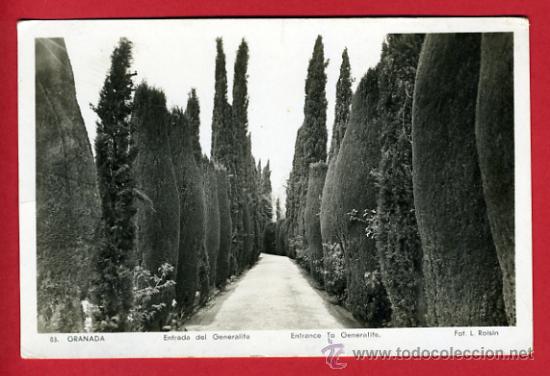 Postales: granada, entrada del generalife,     P42047 - Foto 1