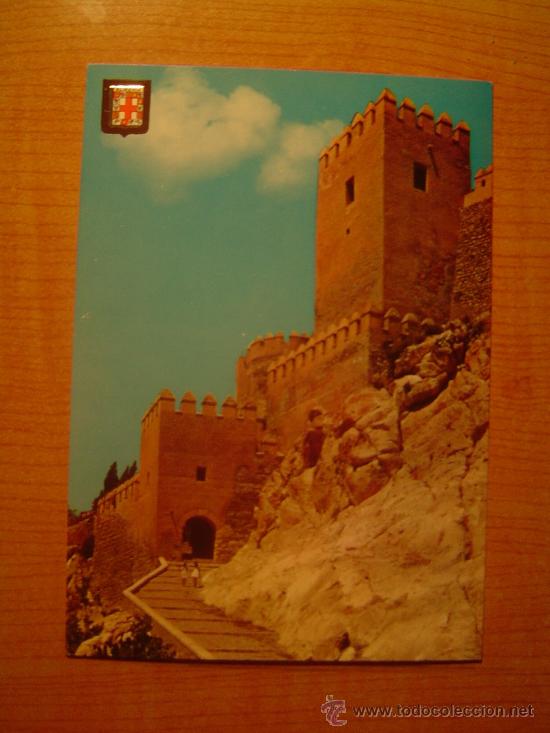 Postales: POSTAL IMAGENES ESCUDO DE ORO PRIMERA COLECCION DE CASTILLOS Y FORTALEZAS  N&ordm; 2 ALMERIA  LA ALCAZABA