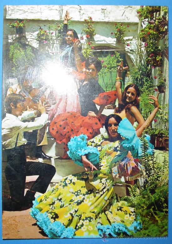 Postales: Postal flamenco Bodega taberna Rafa&eacute; de C&oacute;rdoba (Andaluc&iacute;a)