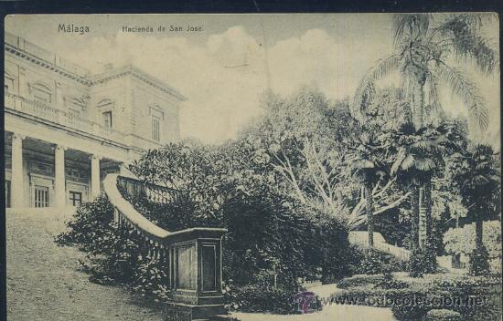 Postales: POSTAL ANTIGUA DE MALAGA  HACIENDA DE SAN JOSE   P-ANMA-045