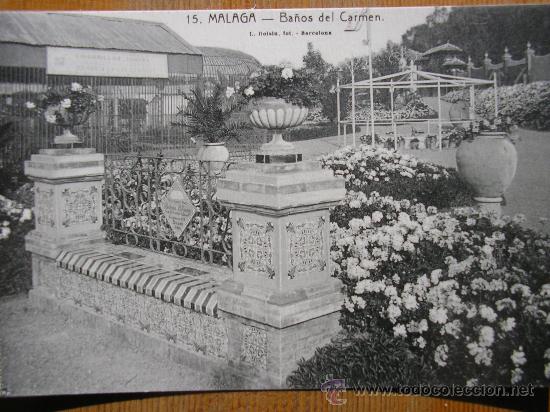 Postales: POSTAL MALAGA FOT. ROISIN  BA&Ntilde;OS DEL CARMEN