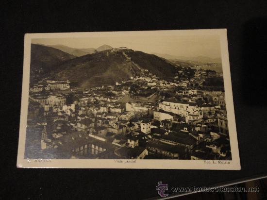 Postales: POSTAL FOTOGRAFICA DE MALAGA, VISTA PARCIAL. EDIT. ROISIN. ESCRITA Y CIRCULADA CON SELLO, EN 1936.