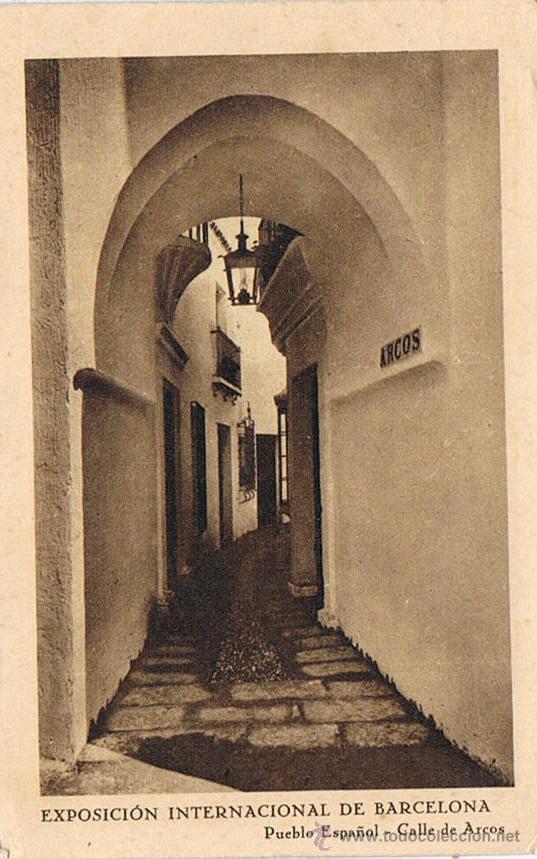 Cartes Postales: TARJETA POSTAL ESPA&Ntilde;A MODERNA 1.940, PUEBLO ESPA&Ntilde;OL, ANDALUC&Iacute;A, CALLE DE ARCOS