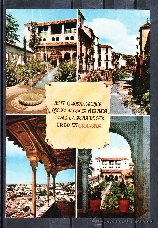 Postales: POSTAL RECUERDO DE GRANADA