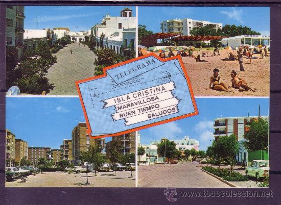 Postales: RECUERDO DE ISLA CRISTINA- HUELVA - Foto 1