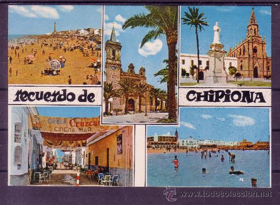 Postales: RECUERDO DE  CHIPIONA - CADIZ - Foto 1