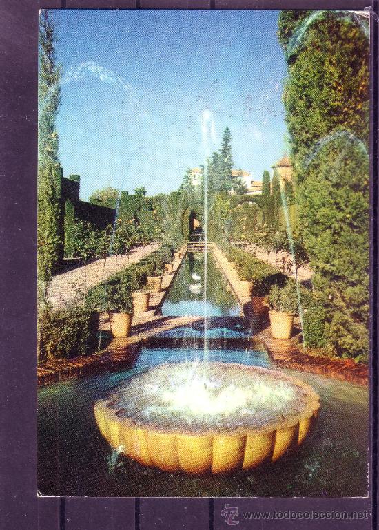 Postales: JARDINES DEL GENERALIFE - GRANADA - Foto 1