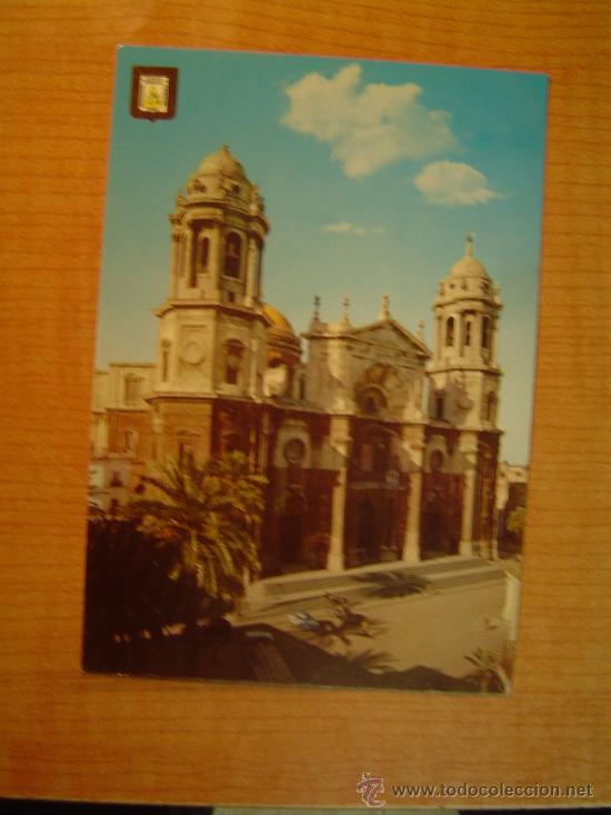 Postales: POSTAL IMAGENES ESCUDO DE ORO CADIZ  P. COLECCION DE CATEDRALES LA CATEDRAL SIN CIRCULAR