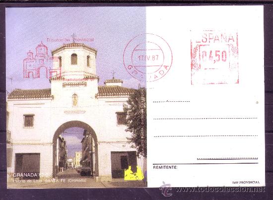Postales: PUERTA DE LOJA - SANTA FE - GRANADA - Foto 1