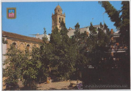Postales: TARJETA POSTAL DE ALMU&Ntilde;ECAR COSTA DEL SOL PLAZA DE LA FUENTE NUEVA GRANADA