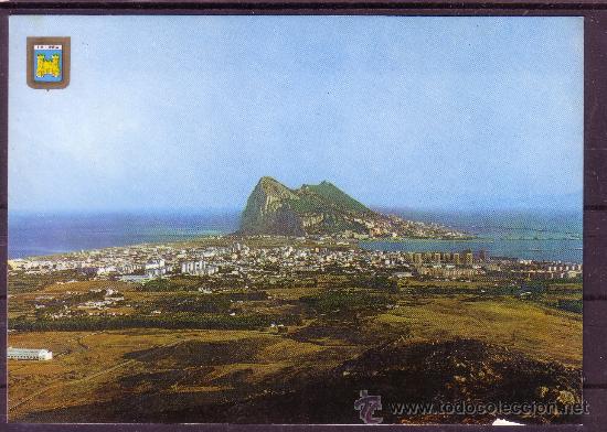 Postales: PE&Ntilde;ON DE GIBRALTAR Y VISTA DE LA CIUDAD - LA LINEA - CADIZ