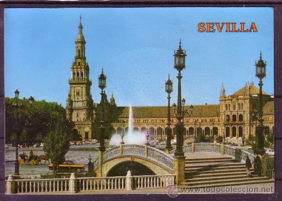 Postales: PLAZA DE ESPA&Ntilde;A - SEVILLA - Foto 1