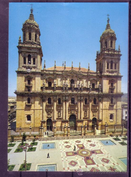 Postales: FACHADA DE LA CATEDRAL - JAEN