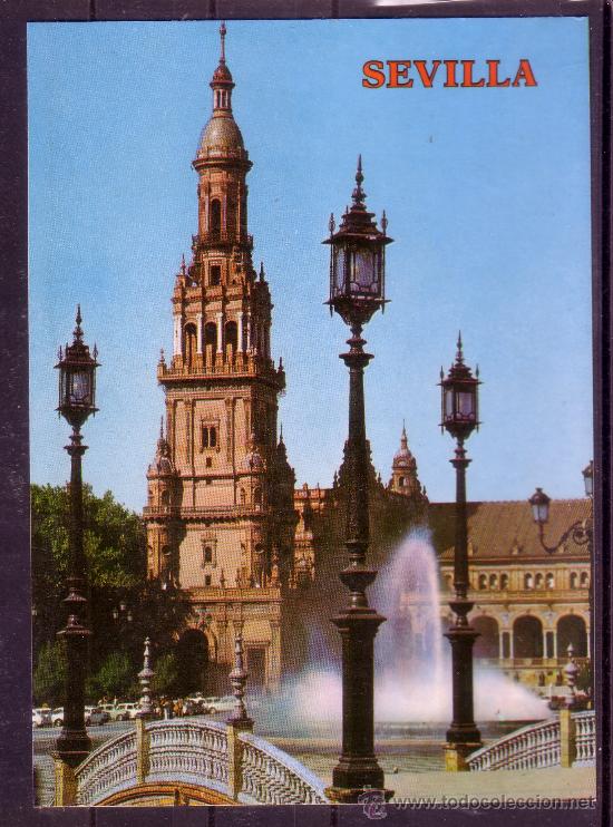 Postales: PLAZA DE ESPA&Ntilde;A - SEVILLA - Foto 1