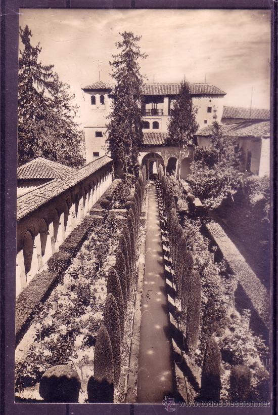 Postales: VISTA DE LA RIA, GENERALIFE - GRANADA - Foto 1