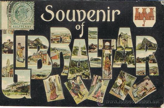 Postkarten: TARJETA POSTAL ESPA&Ntilde;A MODERNA 1.940, ANDALUC&Iacute;A, GIBRALTAR, SOUVENIR