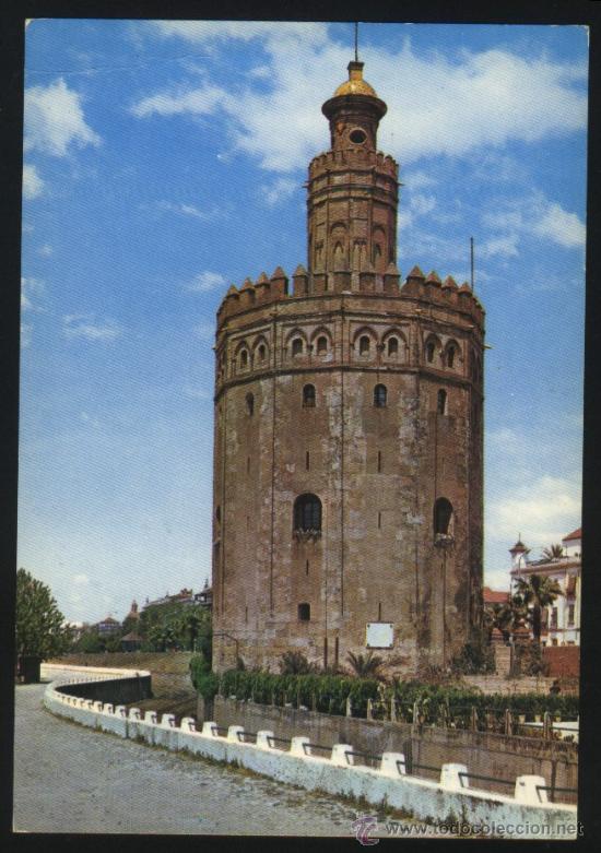 Postales: B-0571- SEVILLA. TORRE DEL ORO - Foto 1
