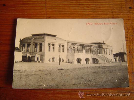 Postales: Interesante postal de .- Cadiz Balneario Reina Victoria