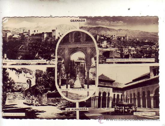 Postales: granada - la alhambra - Foto 1