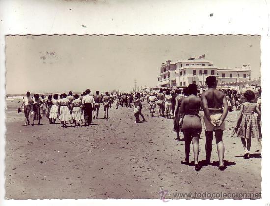 Postales: cadiz - playa de la victoria.