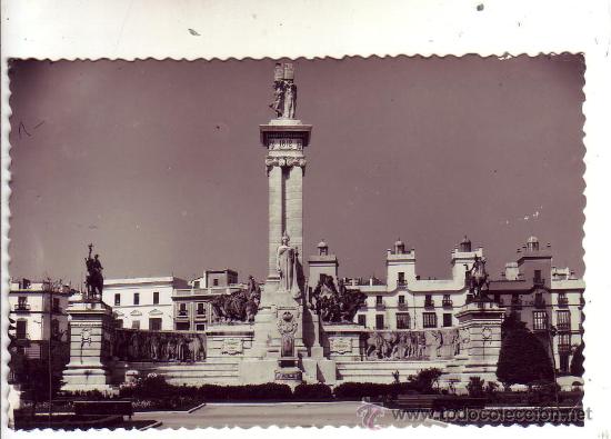 Postales: cadiz - monumento a las cortes.
