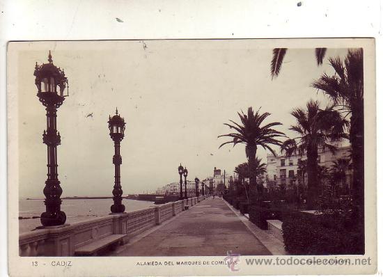 Postales: cadiz - alameda del masques de comillas.