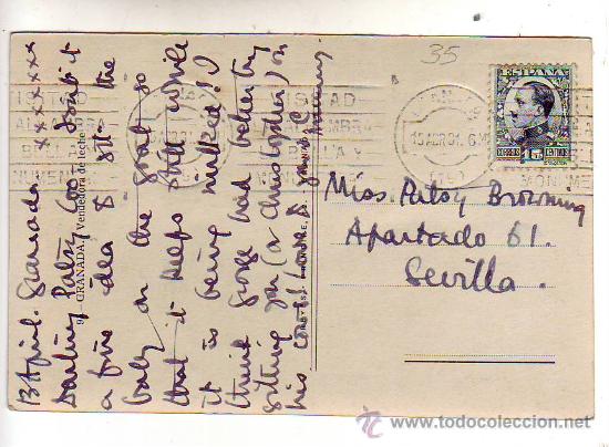 Postales: granada - vendedora de leche. - Foto 2