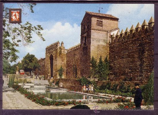 Postales: CORDOBA - MURALLAS Y JARDINES EN LA PUERTA DE ALMODOVAR - CASANOVAS N&ordm; 841 - CIRCULADA