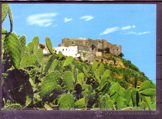 Postales: POSTAL DE ARCOS DE LA FRONTERA - CASTILLO SOBRE LA PE&Ntilde;A - CADIZ