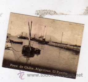 Postais: Cadiz. Cromito 5 x 6 cm. n&ordm; 799 Henry clay and Bock. Algeciras. El puerto.
