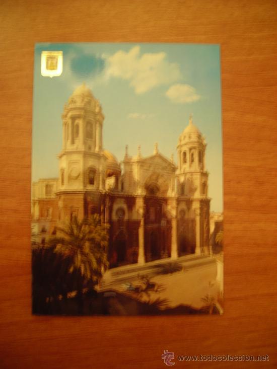 Postales: POSTAL  IMAGENES ESCUDO DE ORO CADIZ LA CATEDRAL  SIN CIRCULAR