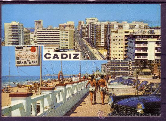 Postales: CADIZ - N&ordm; 74 - AVENIDA CAYETANO DEL TORO Y PASEO MARITIMO
