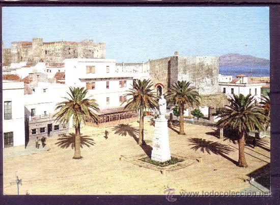 Postales: TARIFA - MONUMENTO A GUZMAN EL BUENO Y CASTLLO - Foto 1